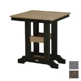 Berlin Gardens Garden Classic 28" Square Bar Table with Hammered Top
