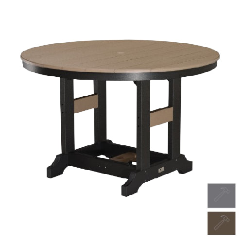 Berlin Gardens Garden Classic 48" Round Bar Table with Hammered Top