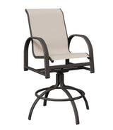 Berlin Gardens Murphy Padded Sling Swivel Bar Chair