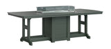 Berlin Gardens Garden Classic Standard Top 44" x 96" Rectangular Fire Dining Table