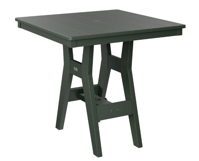 Berlin Gardens Harbor Bar Tables Standard Top 33" Square Bar Table
