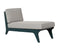 Berlin Gardens Hartley Chaise with Hartley Cushion