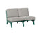 Berlin Gardens Hartley Love Seat with Holland Cushion