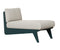 Berlin Gardens Holland Chaise with Holland Cushion