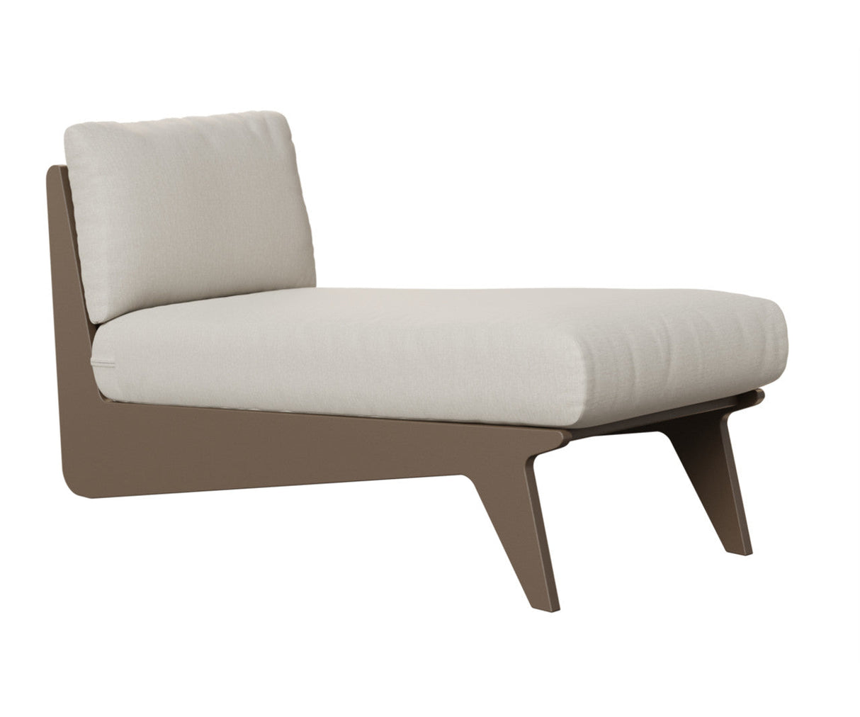Berlin Gardens Holland Chaise with Holland Cushion