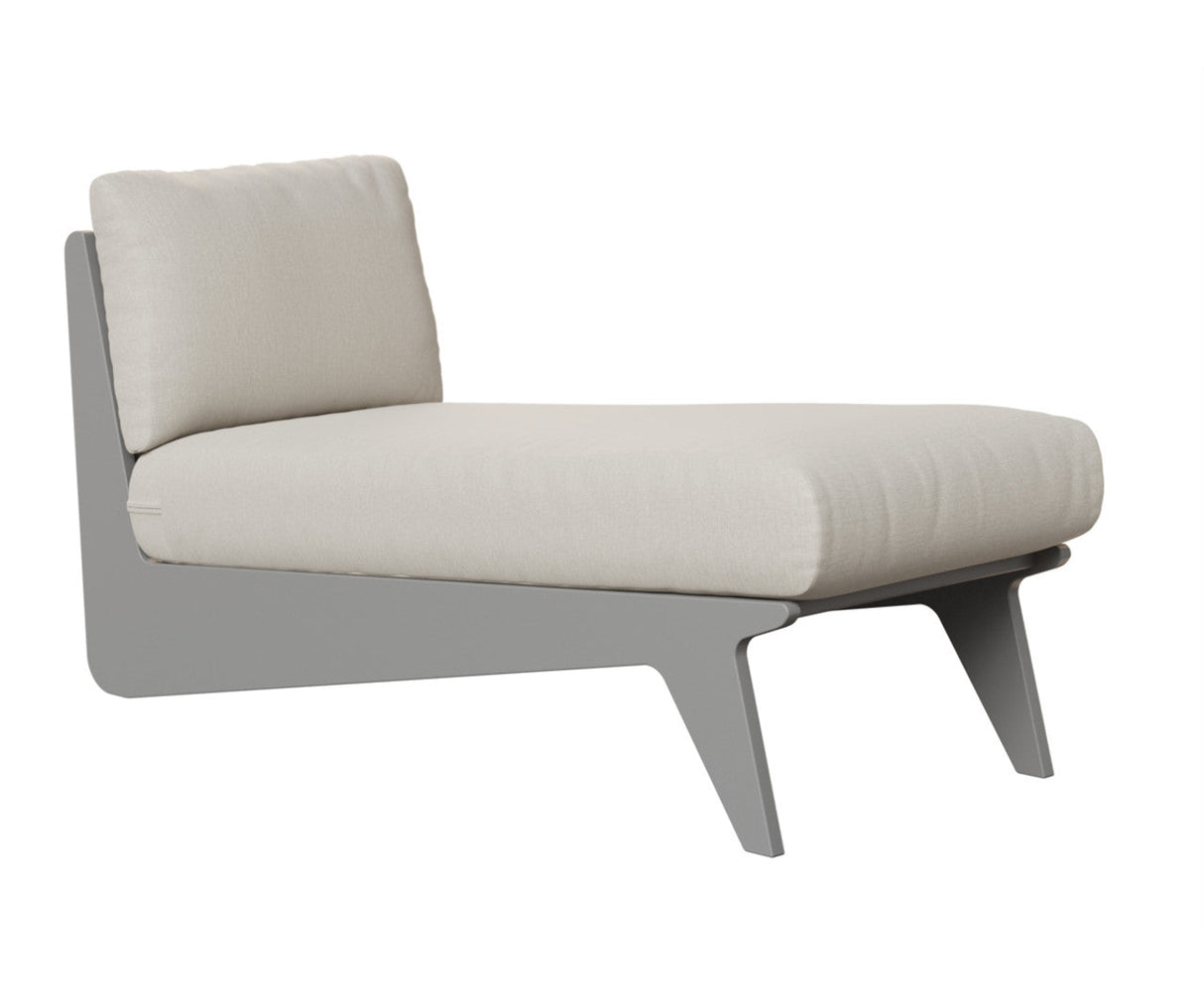 Berlin Gardens Holland Chaise with Holland Cushion