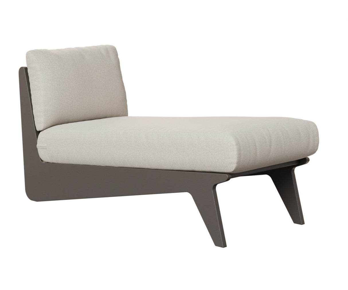 Berlin Gardens Holland Chaise with Holland Cushion