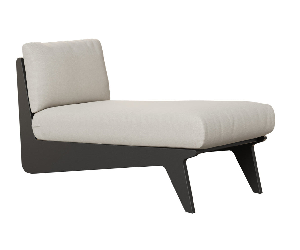 Berlin Gardens Holland Chaise with Holland Cushion