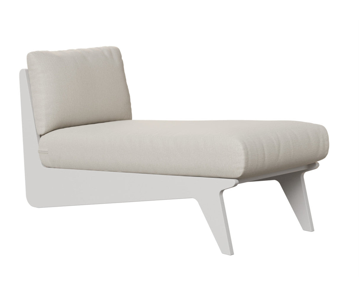 Berlin Gardens Holland Chaise with Holland Cushion
