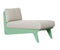 Berlin Gardens Holland Chaise with Holland Cushion