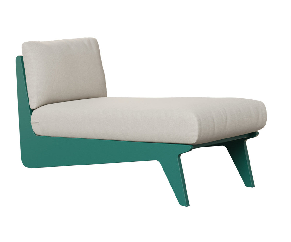 Berlin Gardens Holland Chaise with Holland Cushion