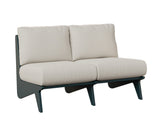Berlin Gardens Holland Love Seat with Holland Cushion