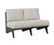 Berlin Gardens Holland Love Seat with Holland Cushion