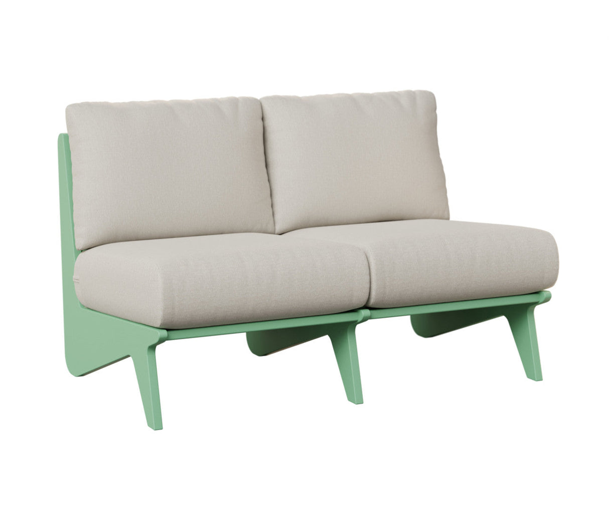 Berlin Gardens Holland Love Seat with Holland Cushion