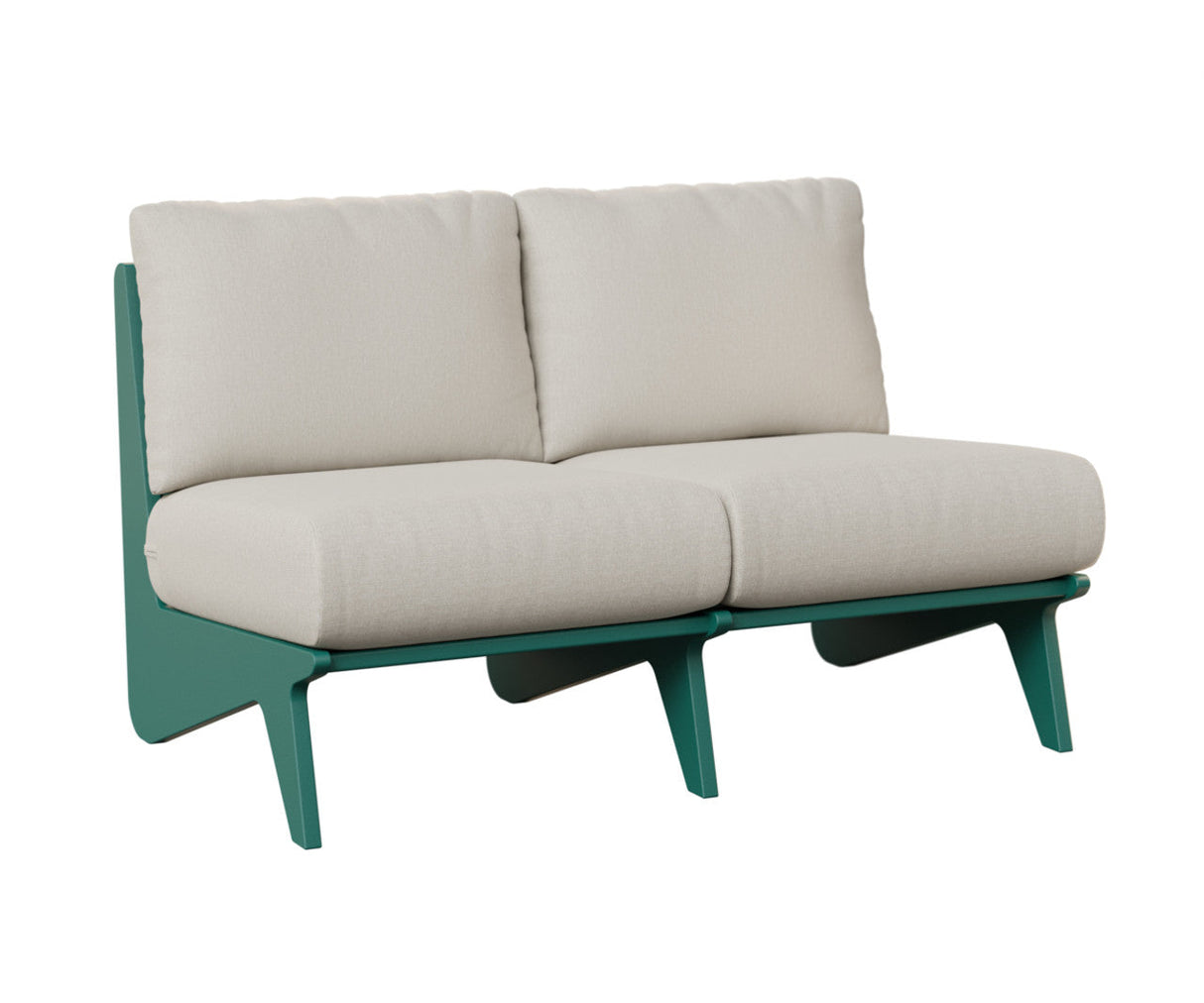 Berlin Gardens Holland Love Seat with Holland Cushion