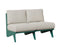 Berlin Gardens Holland Love Seat with Holland Cushion