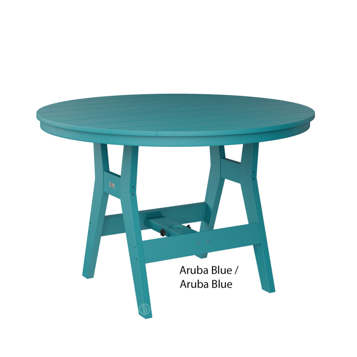 Berlin Gardens Harbor Counter Tables Standard Top 48" Round Counter Table