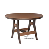 Berlin Gardens Harbor Counter Tables Standard Top 48" Round Counter Table