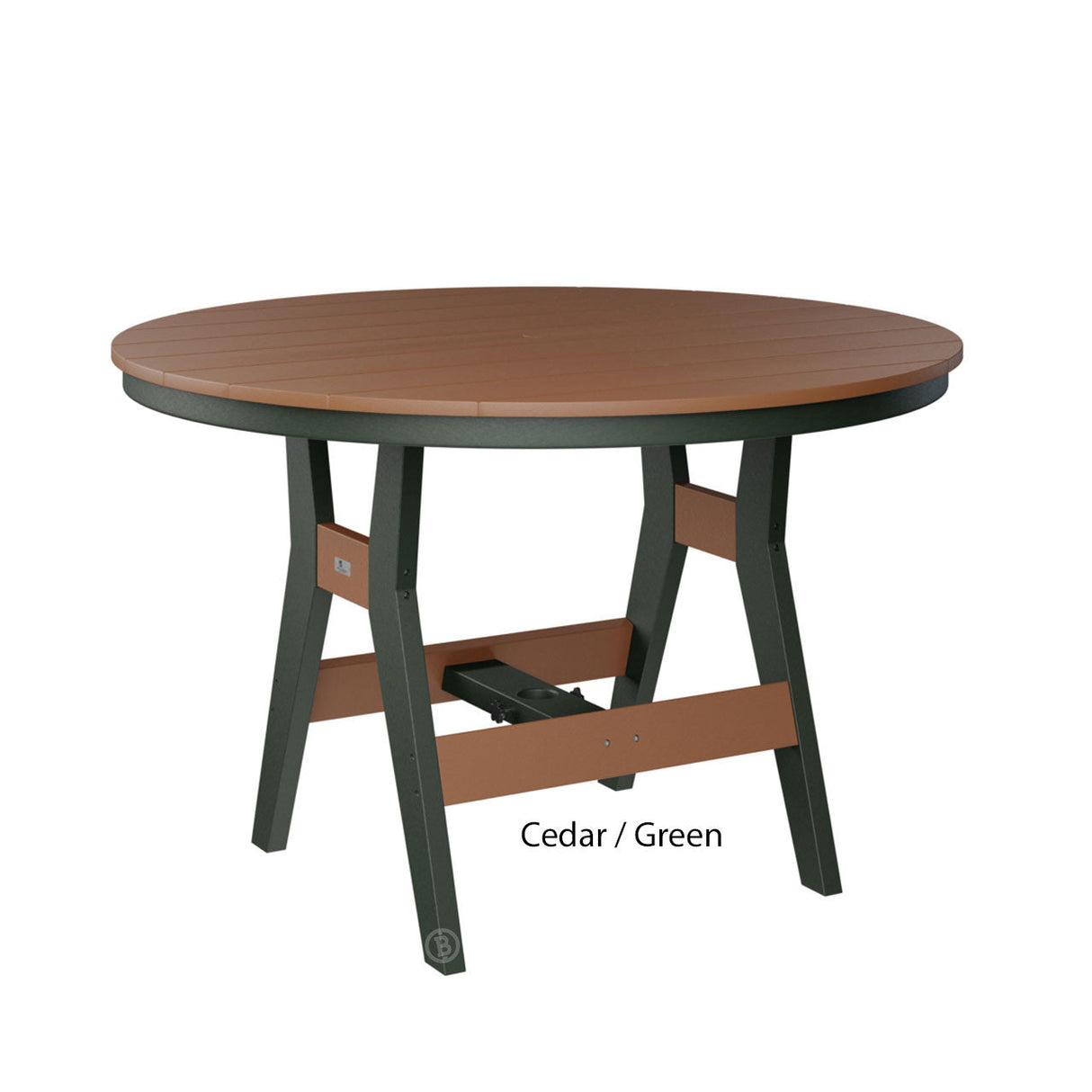 Berlin Gardens Harbor Counter Tables Standard Top 48" Round Counter Table