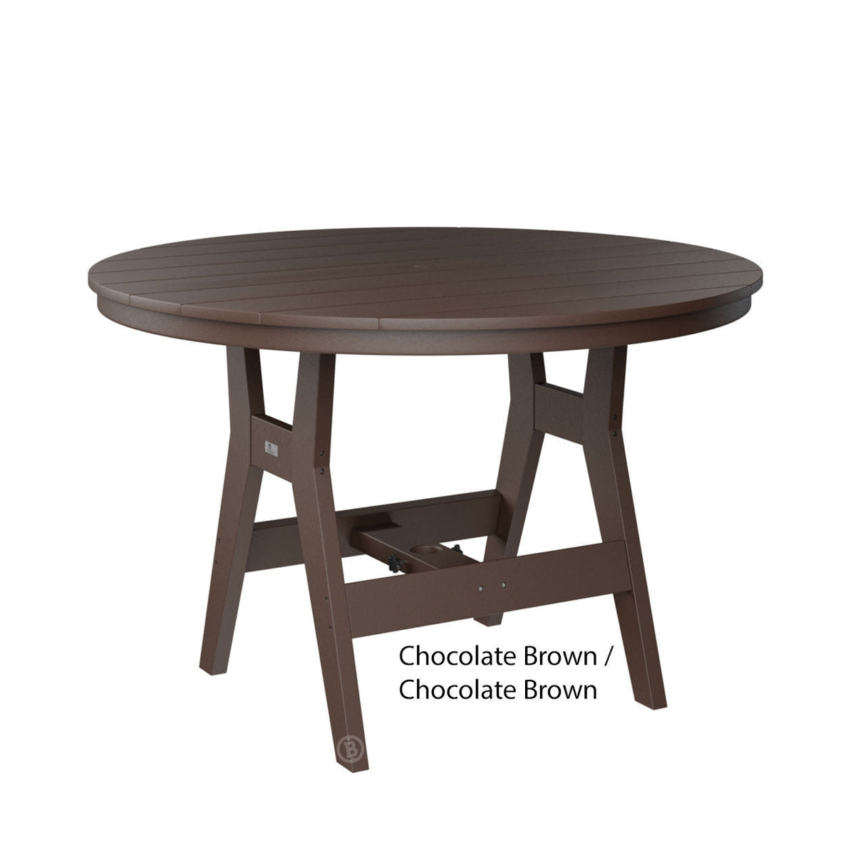 Berlin Gardens Harbor Counter Tables Standard Top 48" Round Counter Table