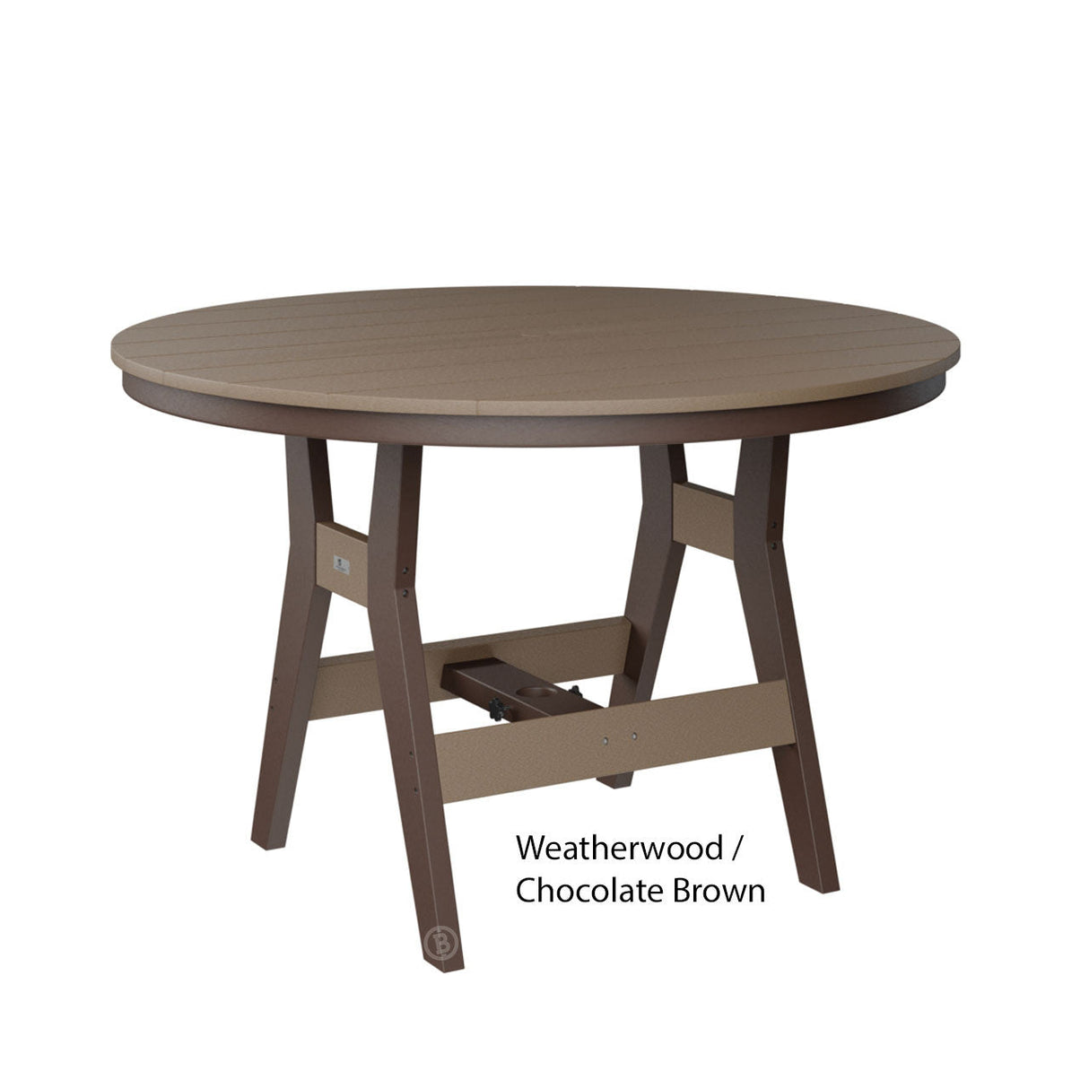Berlin Gardens Harbor Counter Tables Standard Top 48" Round Counter Table