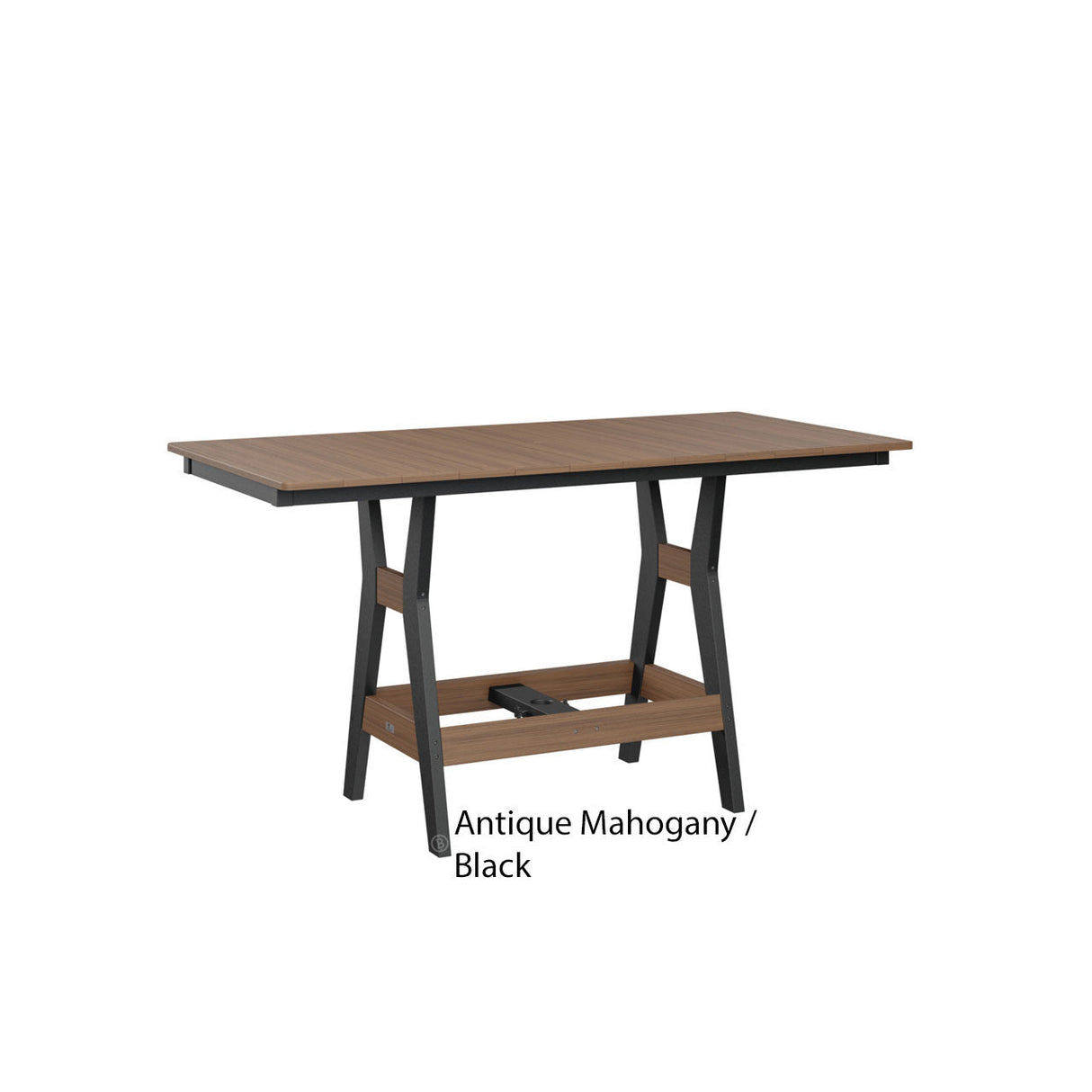 Berlin Gardens Harbor 33" x 66" Rectangular Bar Table
