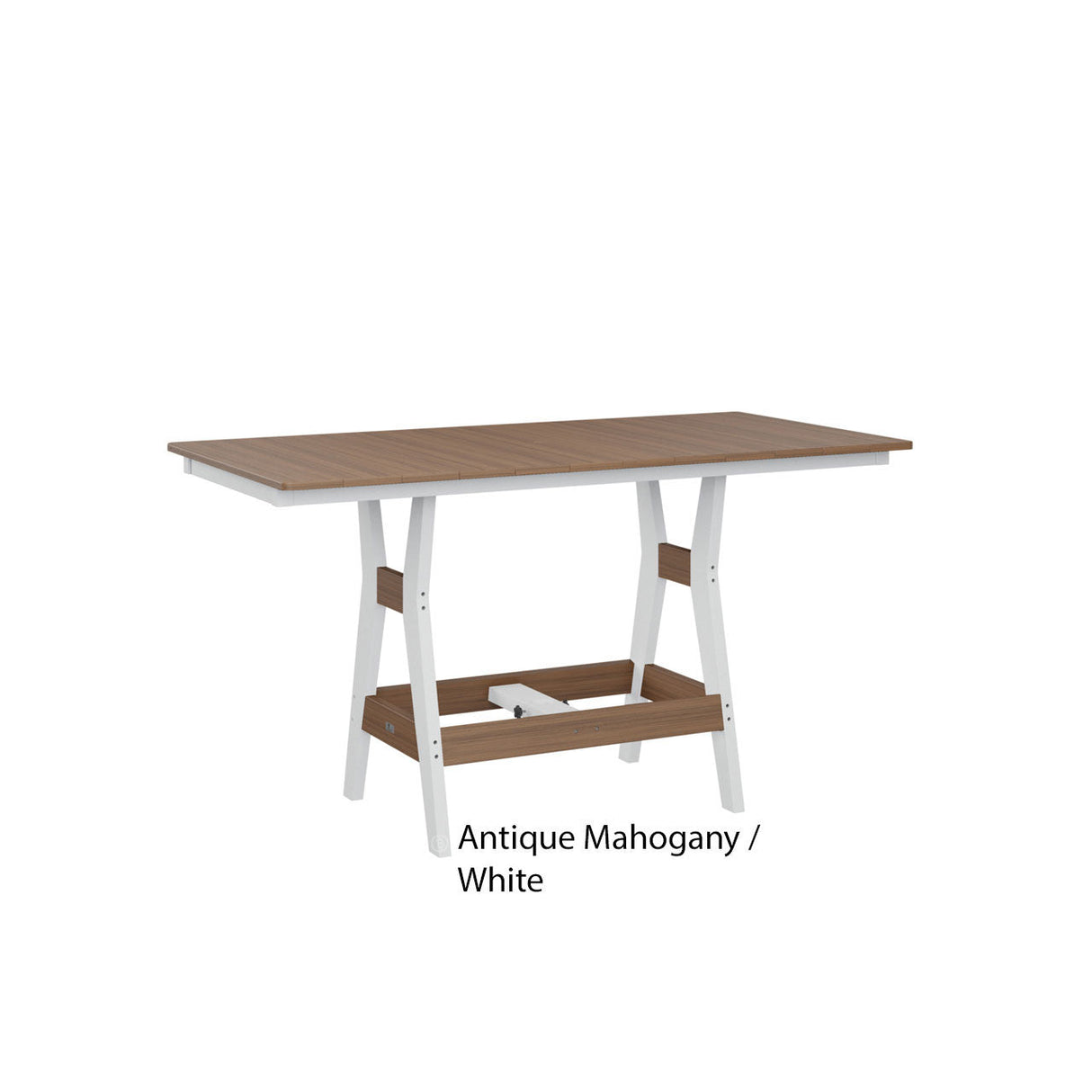 Berlin Gardens Harbor 33" x 66" Rectangular Bar Table