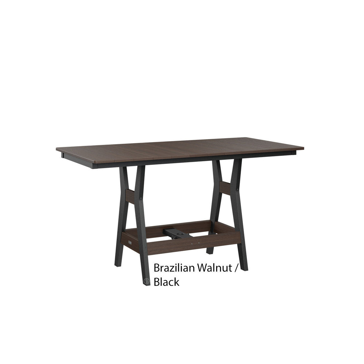 Berlin Gardens Harbor 33" x 66" Rectangular Bar Table