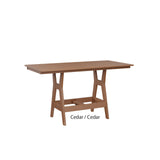 Berlin Gardens Harbor 33" x 66" Rectangular Bar Table