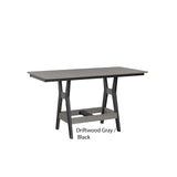 Berlin Gardens Harbor 33" x 66" Rectangular Bar Table
