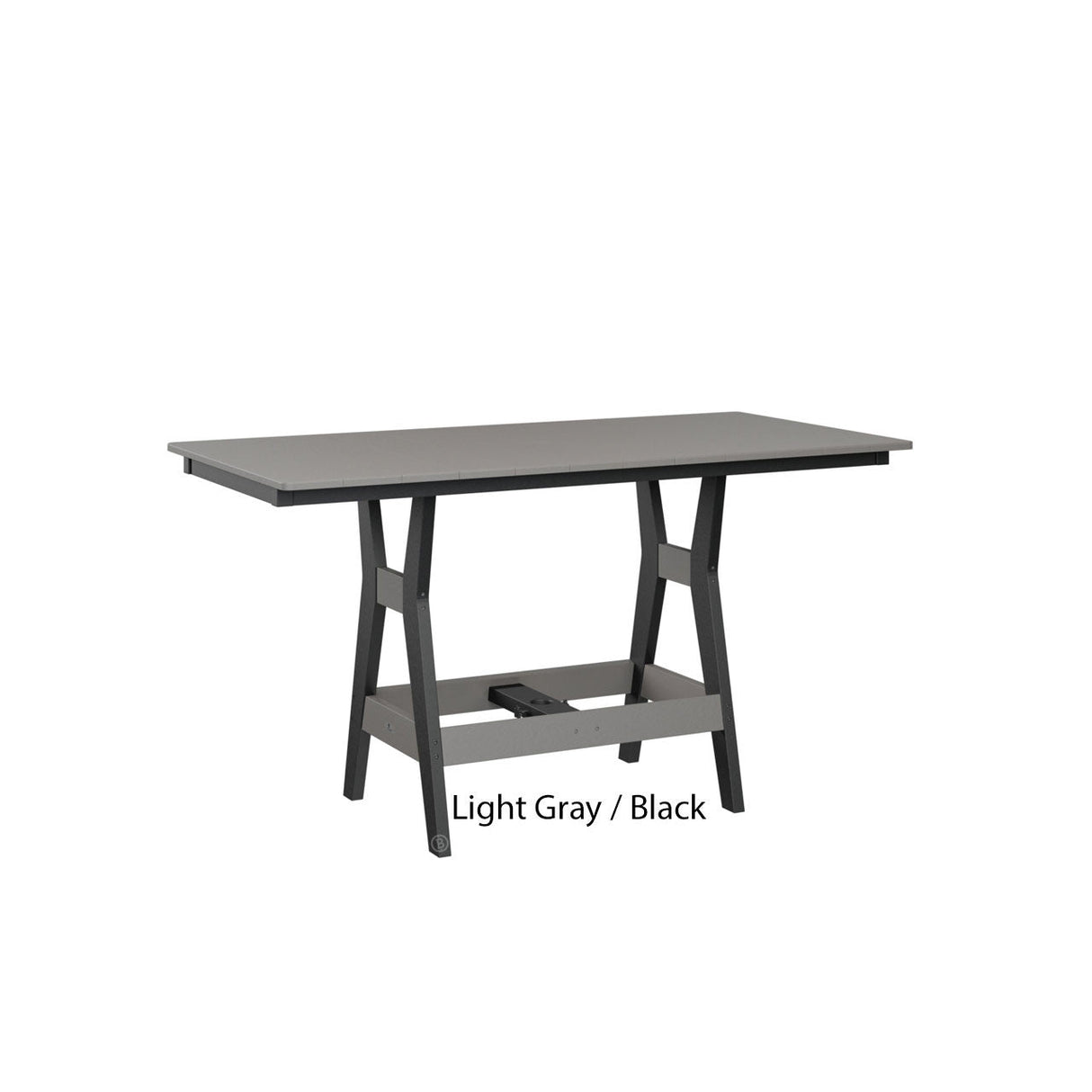 Berlin Gardens Harbor 33" x 66" Rectangular Bar Table