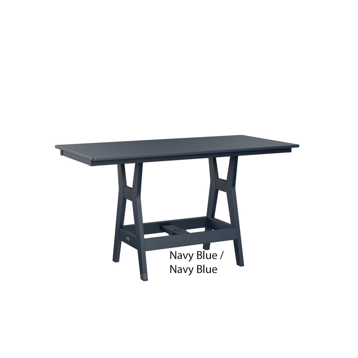 Berlin Gardens Harbor 33" x 66" Rectangular Bar Table