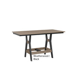 Berlin Gardens Harbor 33" x 66" Rectangular Bar Table