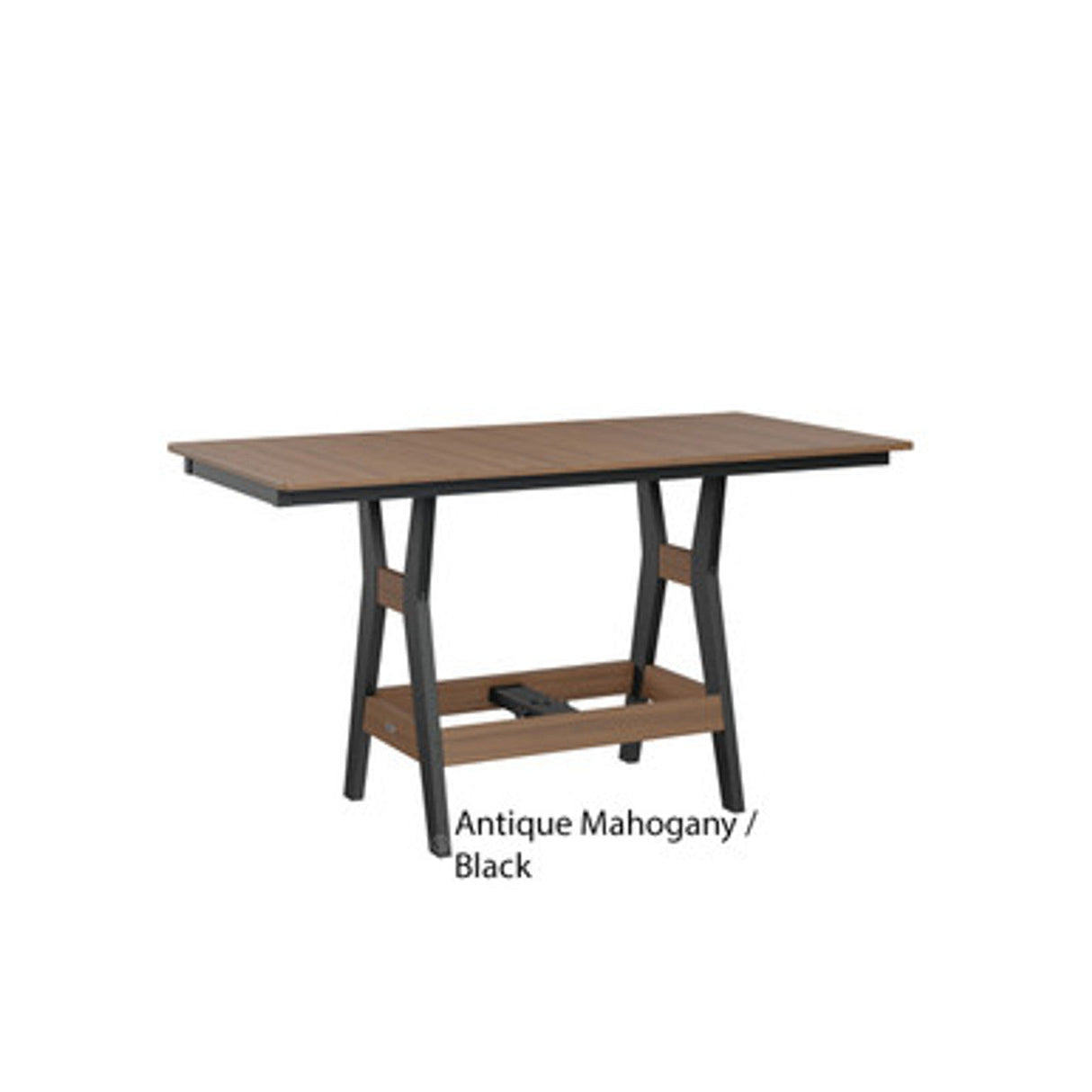Berlin Gardens Harbor Counter Tables Standard Top 33" x 66" Rectangular Counter Table