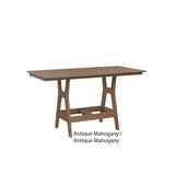 Berlin Gardens Harbor Counter Tables Standard Top 33" x 66" Rectangular Counter Table