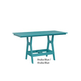 Berlin Gardens Harbor Counter Tables Standard Top 33" x 66" Rectangular Counter Table