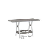 Berlin Gardens Harbor Counter Tables Standard Top 33" x 66" Rectangular Counter Table