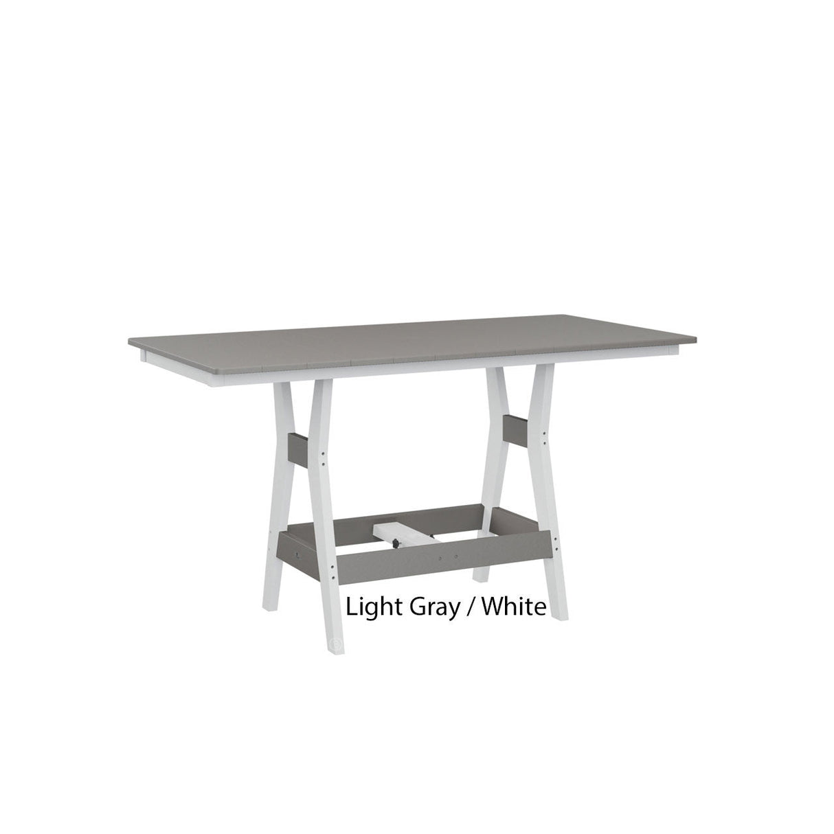 Berlin Gardens Harbor Counter Tables Standard Top 33" x 66" Rectangular Counter Table