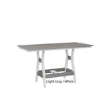 Berlin Gardens Harbor Counter Tables Standard Top 33" x 66" Rectangular Counter Table
