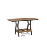 Berlin Gardens Harbor Counter Tables Standard Top 33" x 66" Rectangular Counter Table