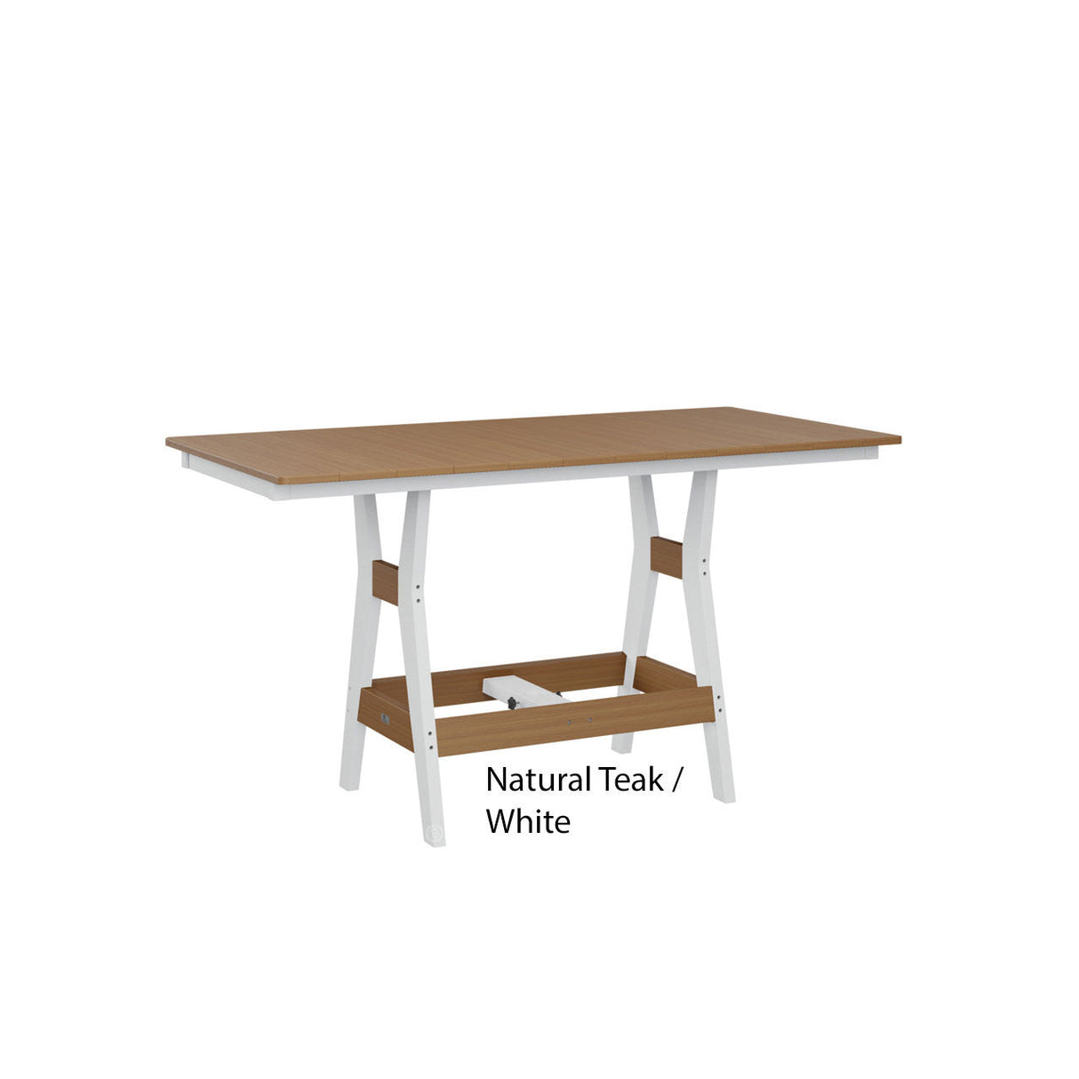 Berlin Gardens Harbor Counter Tables Standard Top 33" x 66" Rectangular Counter Table