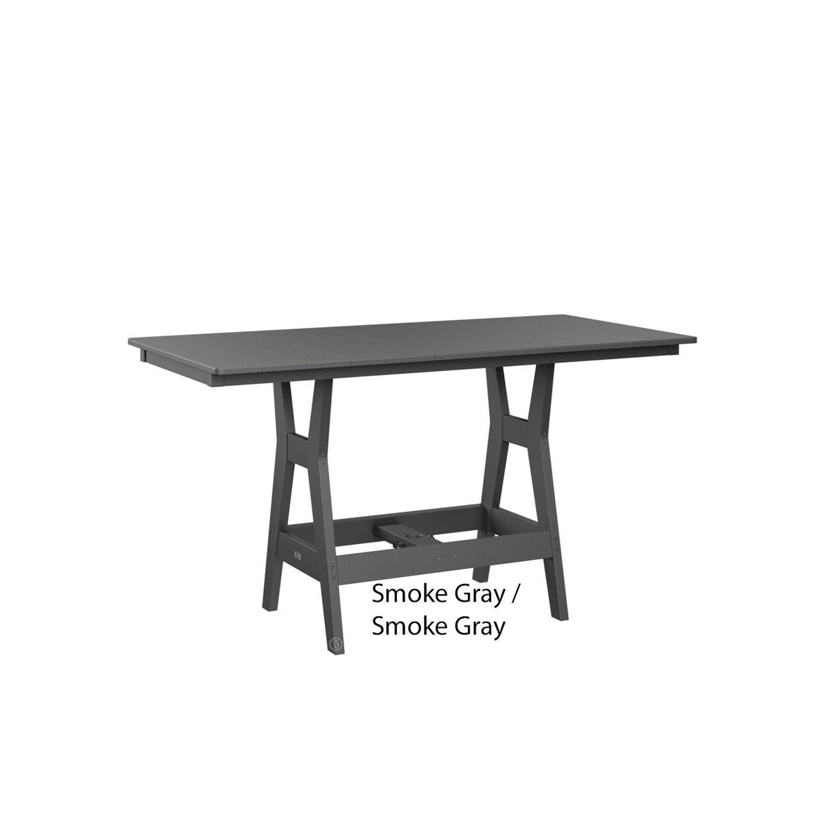 Berlin Gardens Harbor Counter Tables Standard Top 33" x 66" Rectangular Counter Table