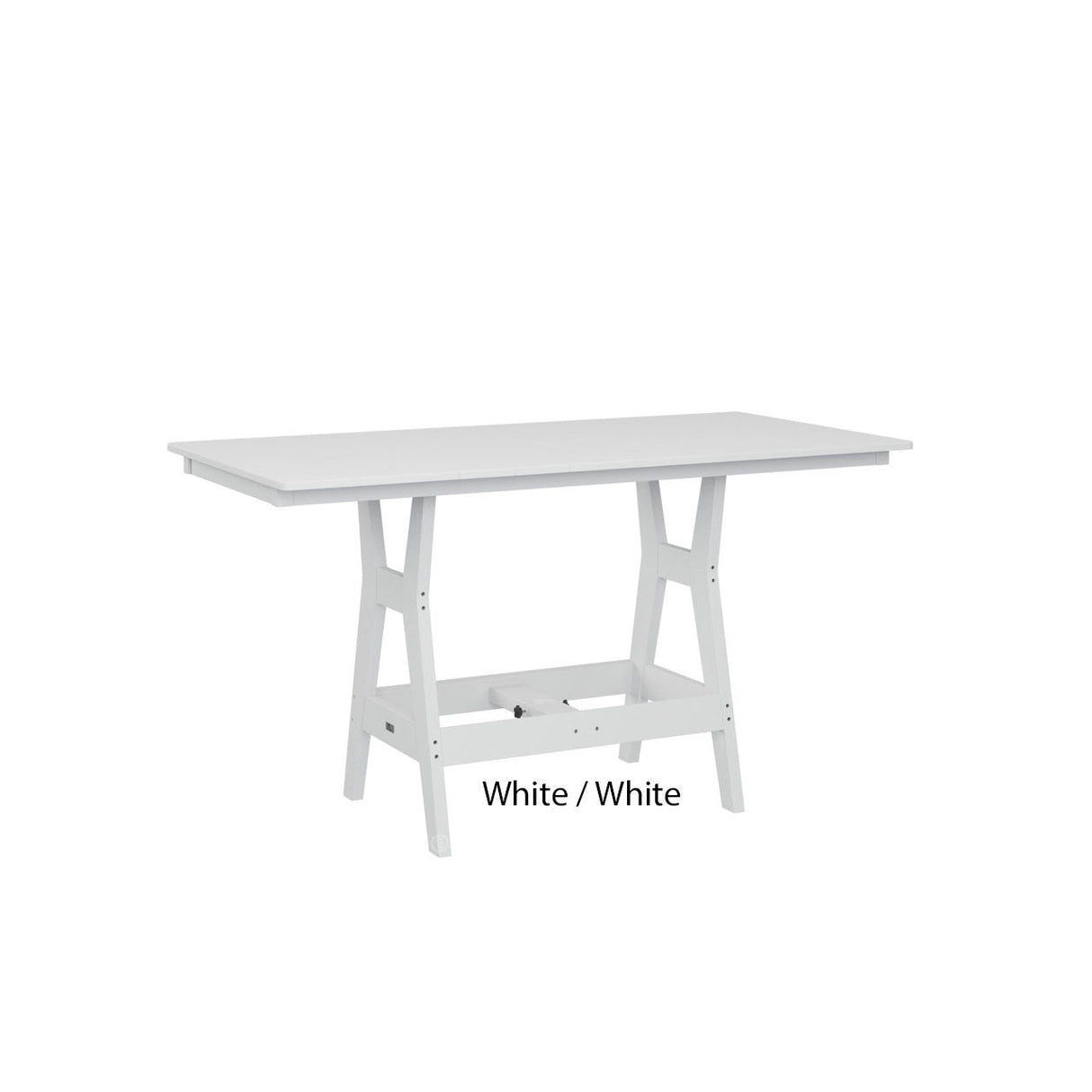 Berlin Gardens Harbor Counter Tables Standard Top 33" x 66" Rectangular Counter Table