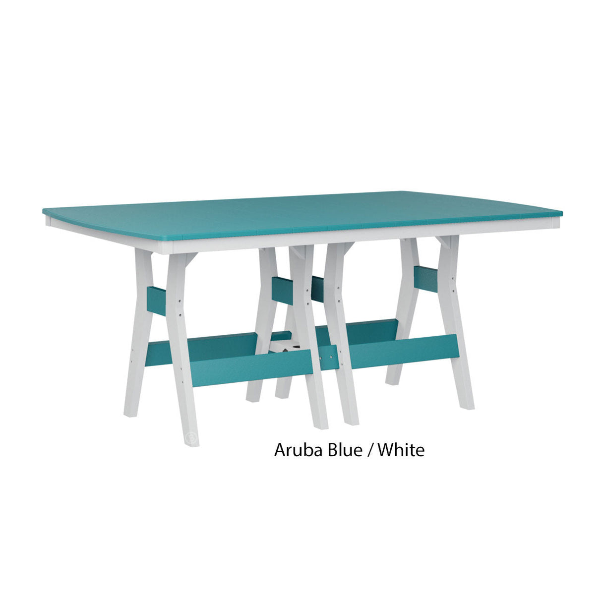 Berlin Gardens Harbor Counter Tables Standard Top 44" x 72" Rectangular Counter Table