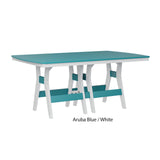 Berlin Gardens Harbor Counter Tables Standard Top 44" x 72" Rectangular Counter Table