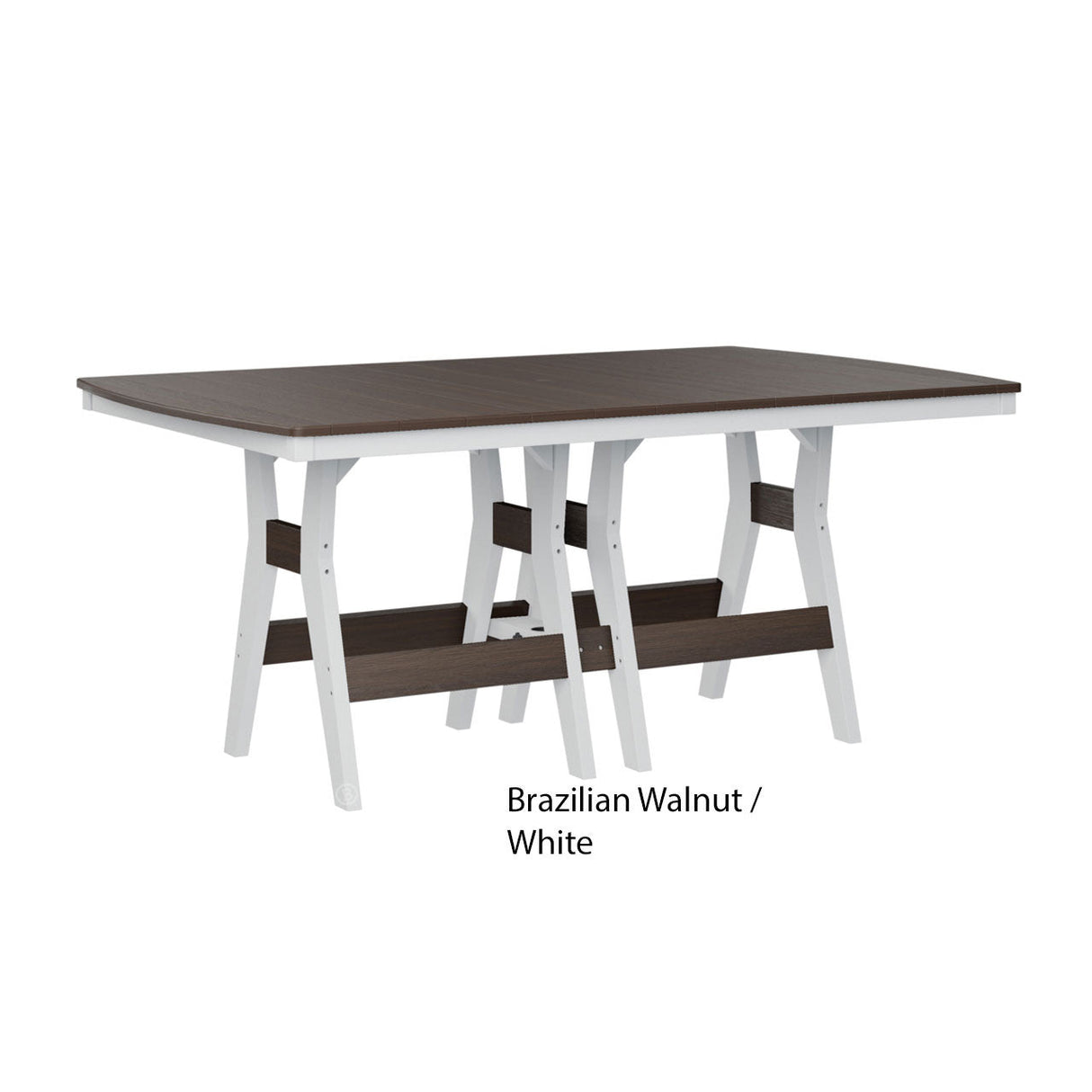 Berlin Gardens Harbor Counter Tables Standard Top 44" x 72" Rectangular Counter Table