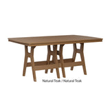 Berlin Gardens Harbor Counter Tables Standard Top 44" x 72" Rectangular Counter Table