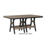 Berlin Gardens Harbor Counter Tables Standard Top 44" x 72" Rectangular Counter Table