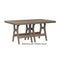 Berlin Gardens Harbor Counter Tables Standard Top 44" x 72" Rectangular Counter Table