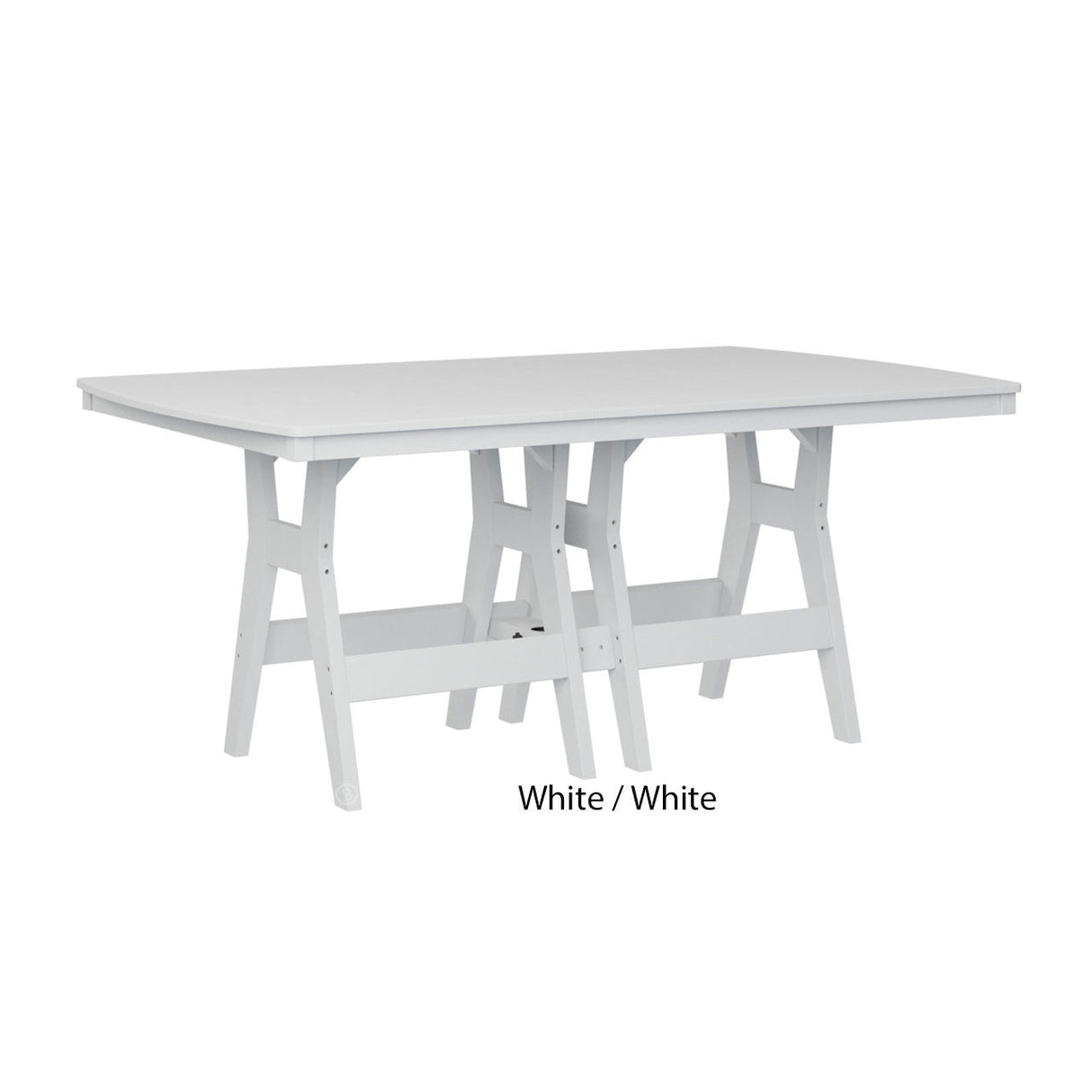 Berlin Gardens Harbor Counter Tables Standard Top 44" x 72" Rectangular Counter Table